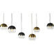 Palin 1 Light Gunmetal Pendant Ceiling Light